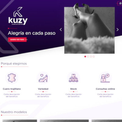Pagina principal de Kuzy
